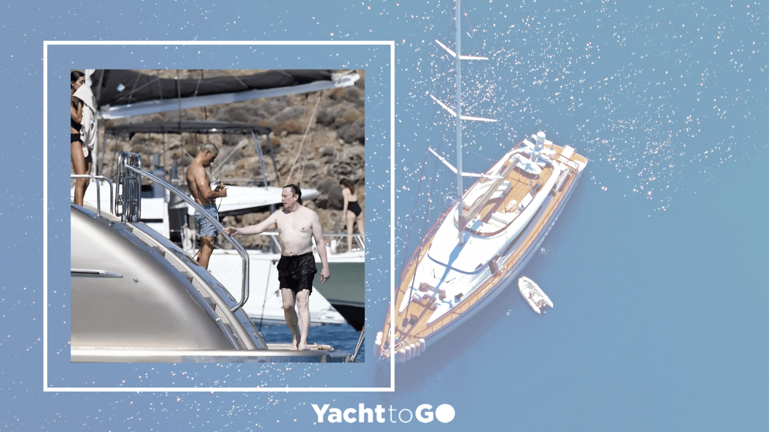 إجازة إيلون ماسك على متن يخت فاخر 