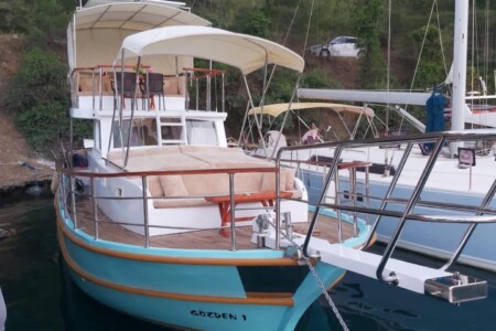 My gozden 1 2 cabin 4 pax motor yacht for charters gocek 1