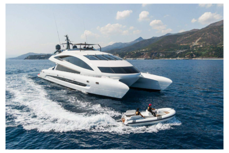 Royal falcon one 5 cabin 10 pax luxury power catamaran for charters bodrum 13