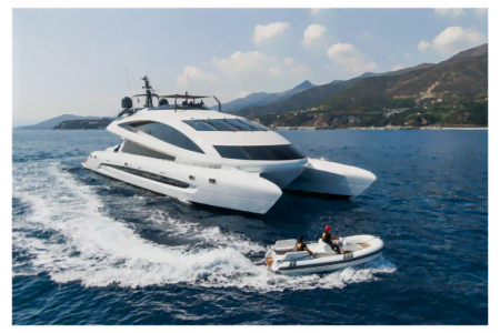 Royal Falcon One 5 Kabinen 10 Personen Luxus-Motorkatamaran für Charter Bodrum 13