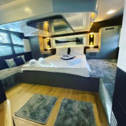 3 Cbines 6 Pax Capacity Rental Motor Yacht For charter in Fethiye, Gocek, Turkey.