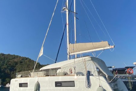 Lagoon 40 2021 4 cabins 82 pax bareboat catamaran gocek21