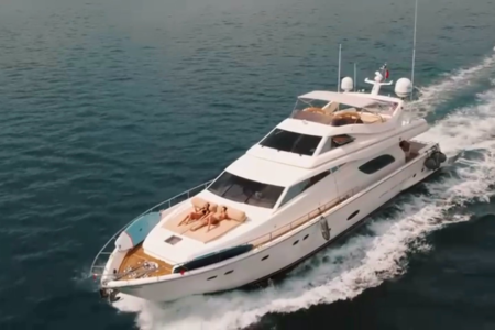 Ferretti 80 3 cabins luxury motor yacht for private charter kekova antalya 12