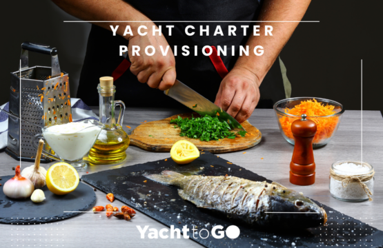 Un chef de yate privado prepara marisco de primera calidad basándose en una hoja de preferencias vip.