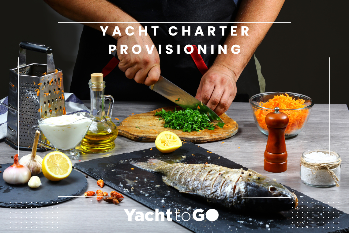 Ein privater Yachtkoch bereitet erstklassige Meeresfrüchte auf der Grundlage einer Vip-Präferenzliste zu.