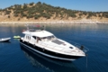 MAKO motor yacht cruising in the turquoise waters of Göcek Turkey
