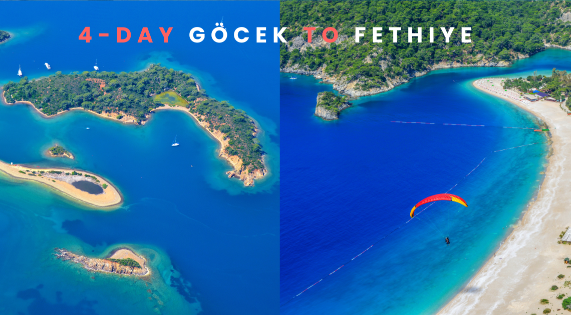 4 günlük Göcek - Fethiye arası yavaş seyir yat turunu keşfedin.