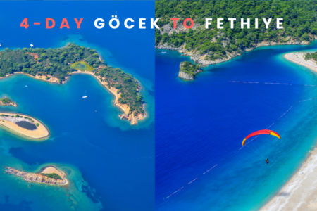 Explore a 4-day göcek to fethiye slow cruising yacht itinerary.